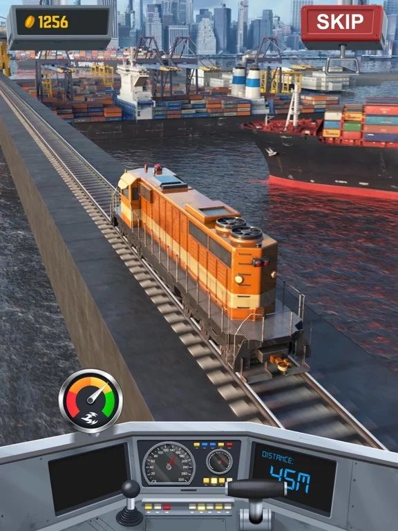 Изображение игры: Train Ramp Jumping