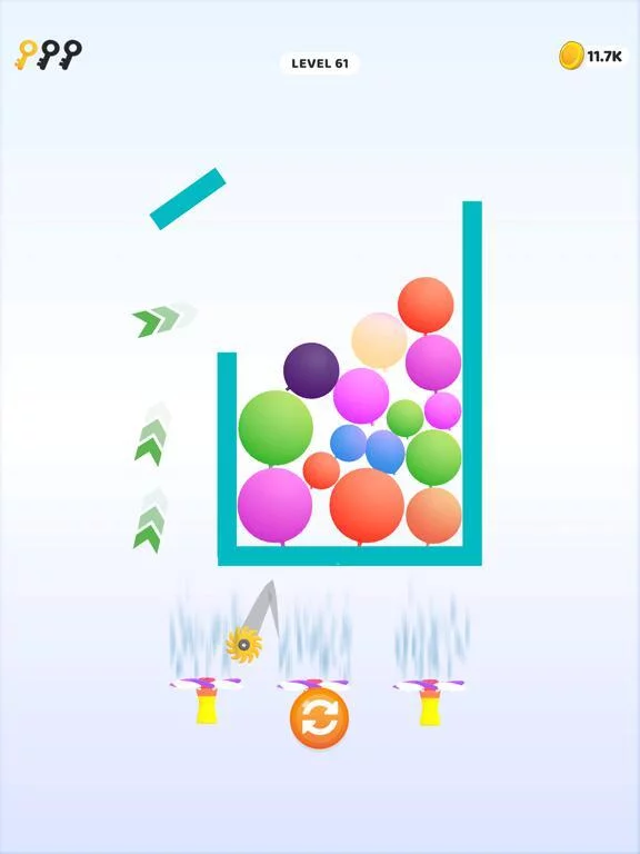 Изображение игры: Balloon Slicer 3D