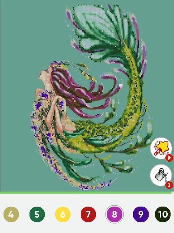 Изображение игры: Pixel By Number - Pixel Arts