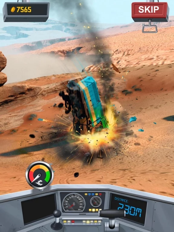 Изображение игры: Train Ramp Jumping