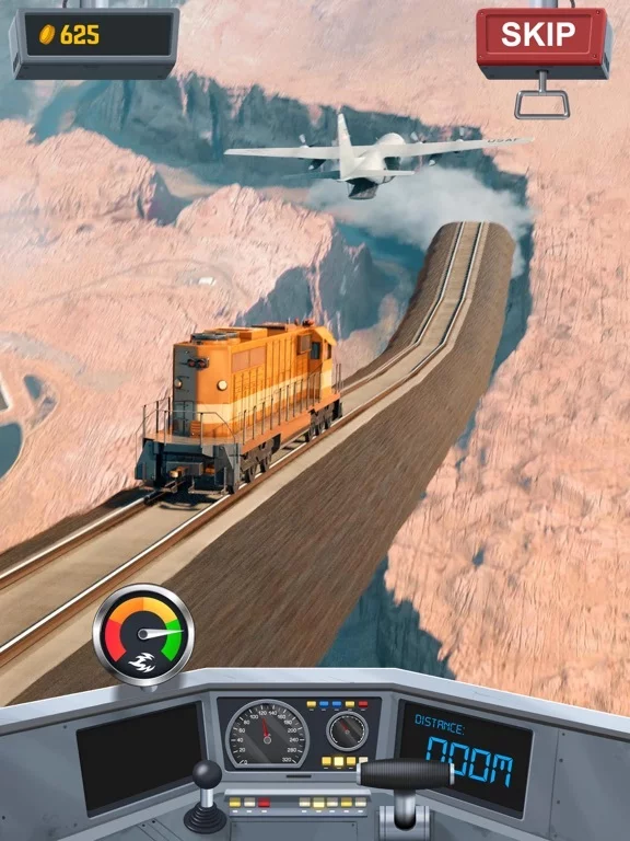 Изображение игры: Train Ramp Jumping
