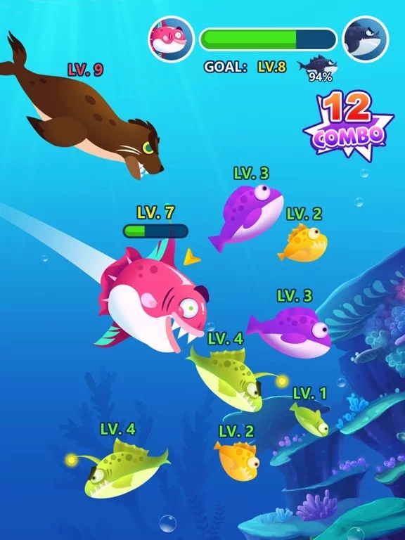 Изображение игры: Ocean Fish Evolution