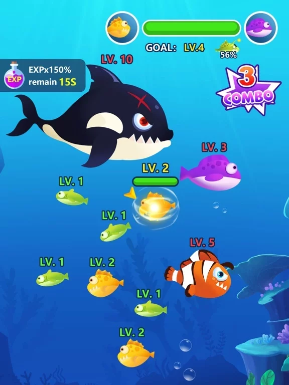 Изображение игры: Ocean Fish Evolution