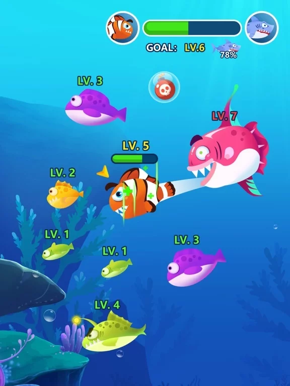Изображение игры: Ocean Fish Evolution