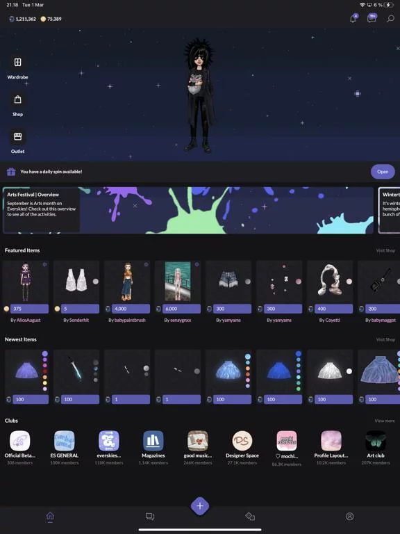 Изображение игры: Everskies