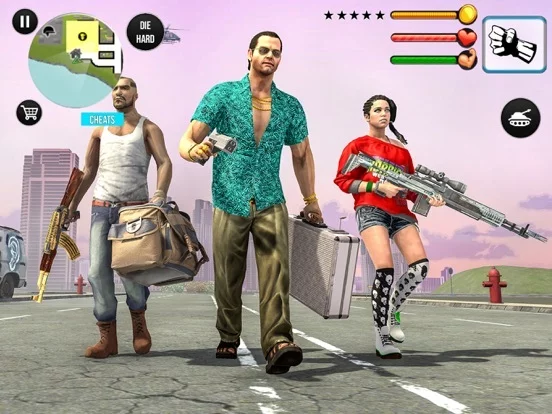 Изображение игры: Gangster Theft Crime City Game
