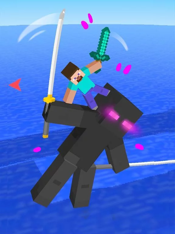 Изображение игры: Ninja sword: Pixel fighting