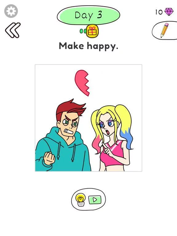 Изображение игры: Draw Happy Queen