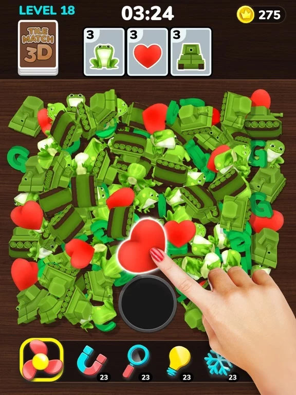 Изображение игры: Tile Match 3D - Matching Game
