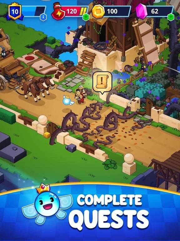 Изображение игры: Medieval Merge: Epic RPG Games