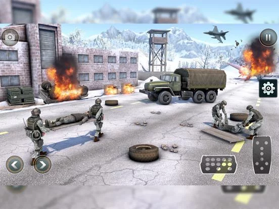 Изображение игры: Military Truck Driving Games