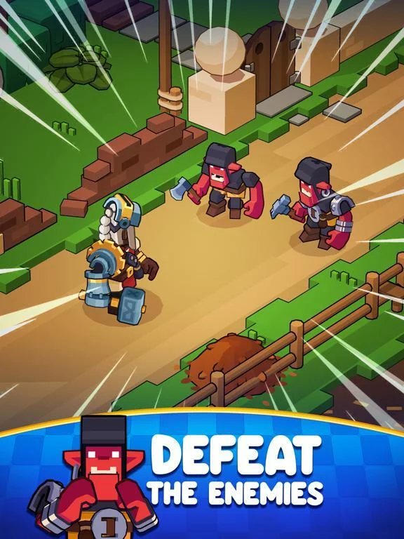 Изображение игры: Medieval Merge: Epic RPG Games