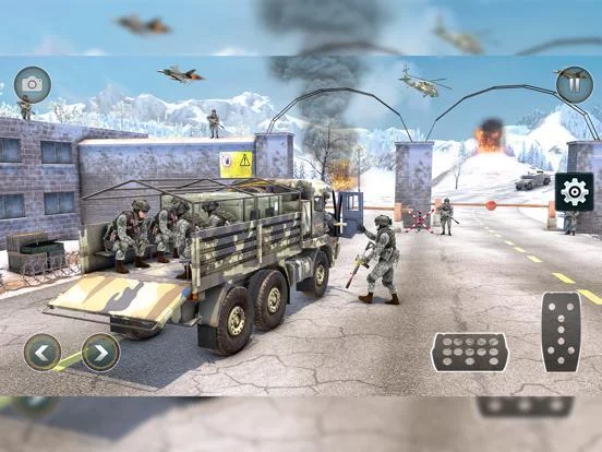 Изображение игры: Military Truck Driving Games