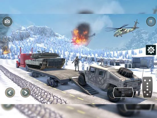 Изображение игры: Military Truck Driving Games