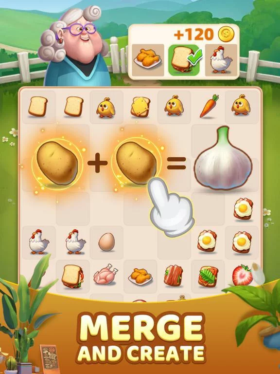 Изображение игры: Chef Merge - Fun Match Puzzle