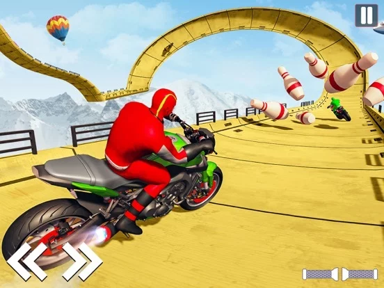 Изображение игры: Superhero Bike Rider Game