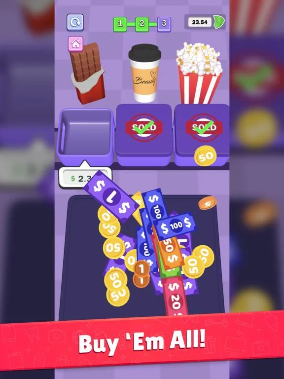 Изображение игры: Shopping Sort