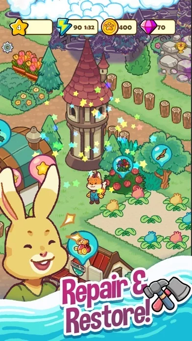 Изображение игры: Critter Coast: Merge Adventure