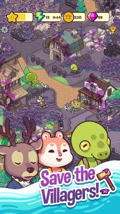Изображение игры: Critter Coast: Merge Adventure