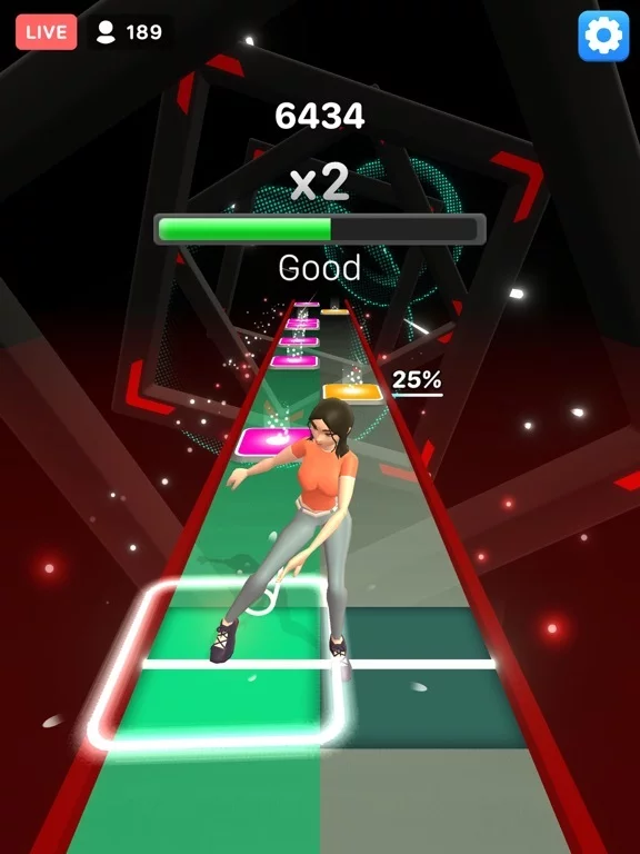 Изображение игры: Tap Tap Dancefloor!