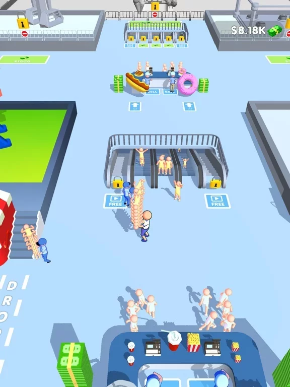 Изображение игры: Theme Park Rush