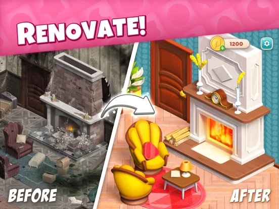 Изображение игры: Tasty Makeover: Match 3 Game