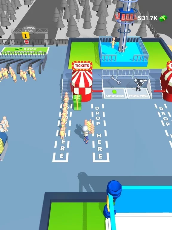 Изображение игры: Theme Park Rush