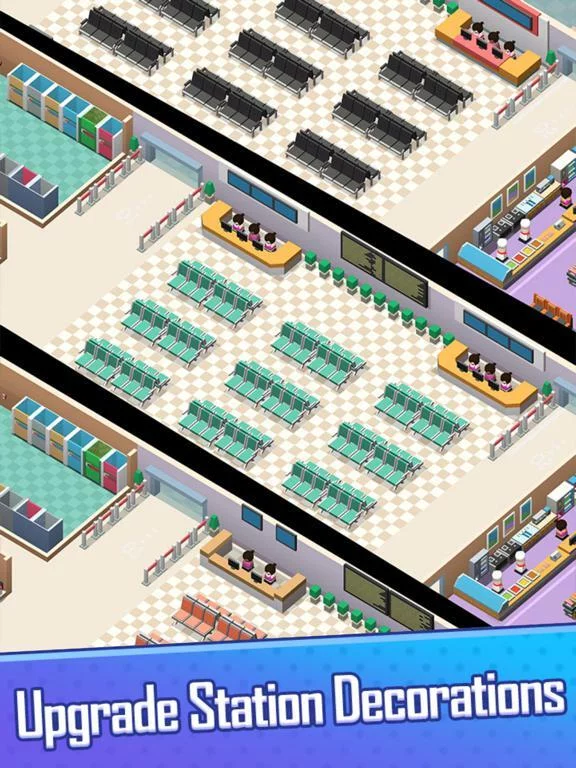 Изображение игры: Railway Tycoon - Idle Game