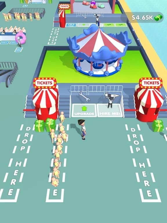 Изображение игры: Theme Park Rush