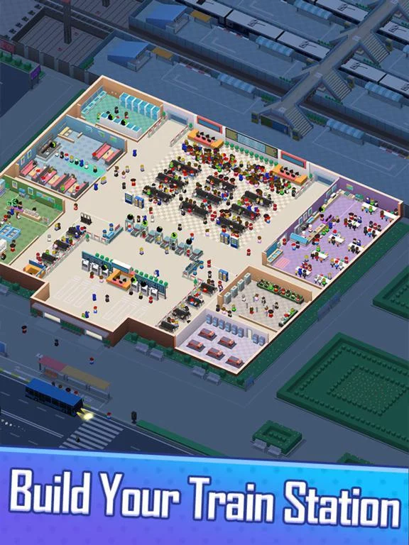 Изображение игры: Railway Tycoon - Idle Game