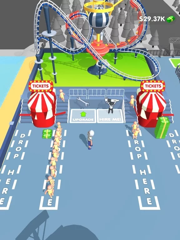 Изображение игры: Theme Park Rush