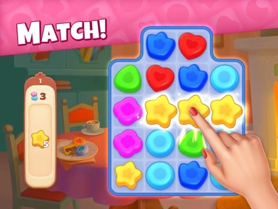 Изображение игры: Tasty Makeover: Match 3 Game
