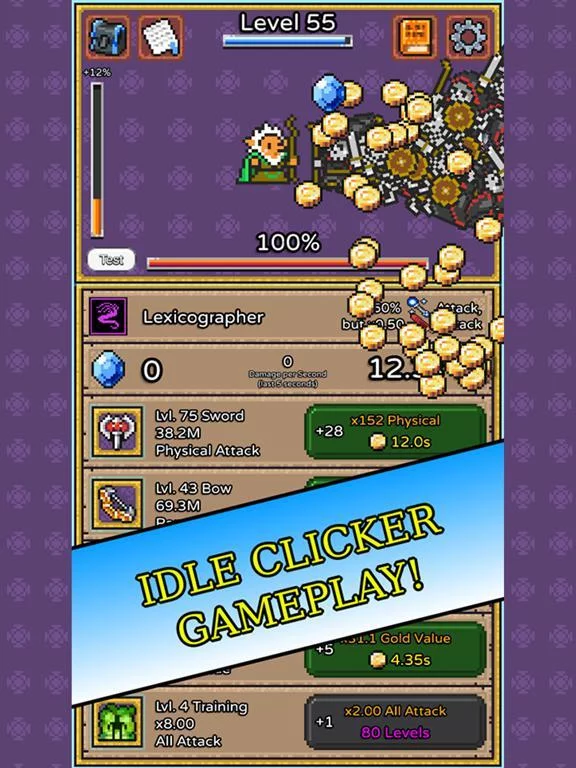 Изображение игры: Simple RPG - Idle Tap Tapper!