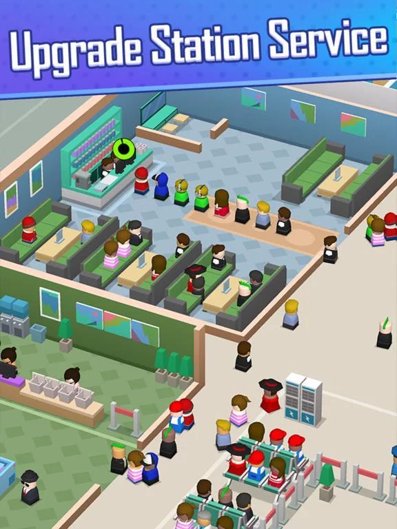 Изображение игры: Railway Tycoon - Idle Game