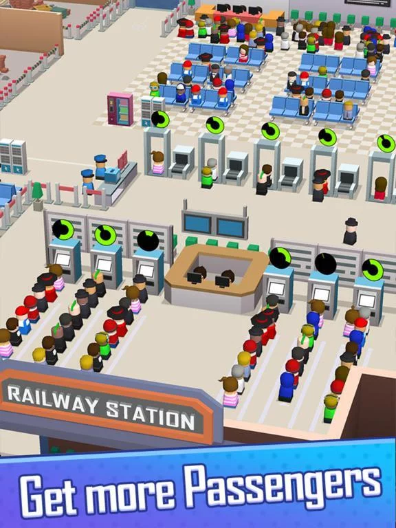 Изображение игры: Railway Tycoon - Idle Game