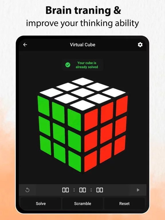 Изображение игры: AZ Rubik Solver - Magic Cube
