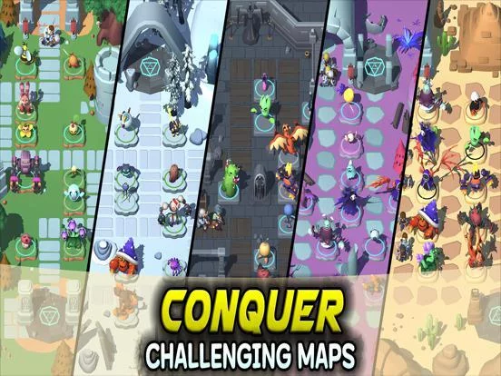 Изображение игры: Idle Monster TD Evolved