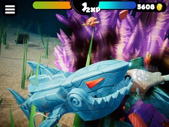 Изображение игры: FISH 3D GROWING AND EATING