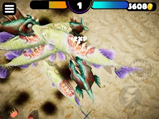 Изображение игры: FISH 3D GROWING AND EATING