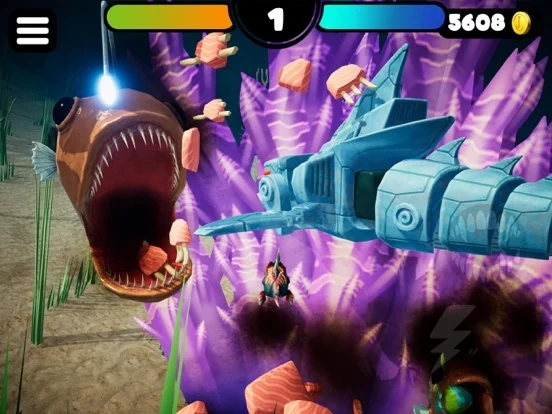 Изображение игры: FISH 3D GROWING AND EATING