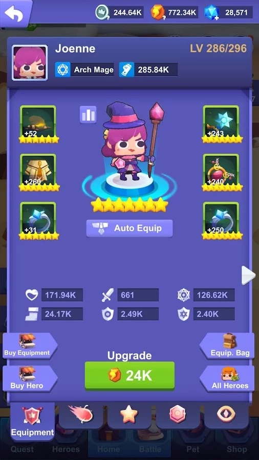 Изображение игры: Fitness RPG - walking games