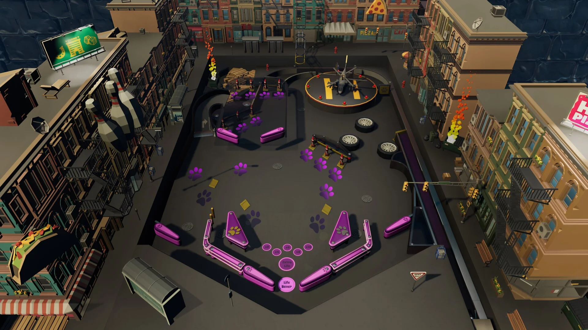 Изображение игры: Roxy Raccoon's Pinball Panic