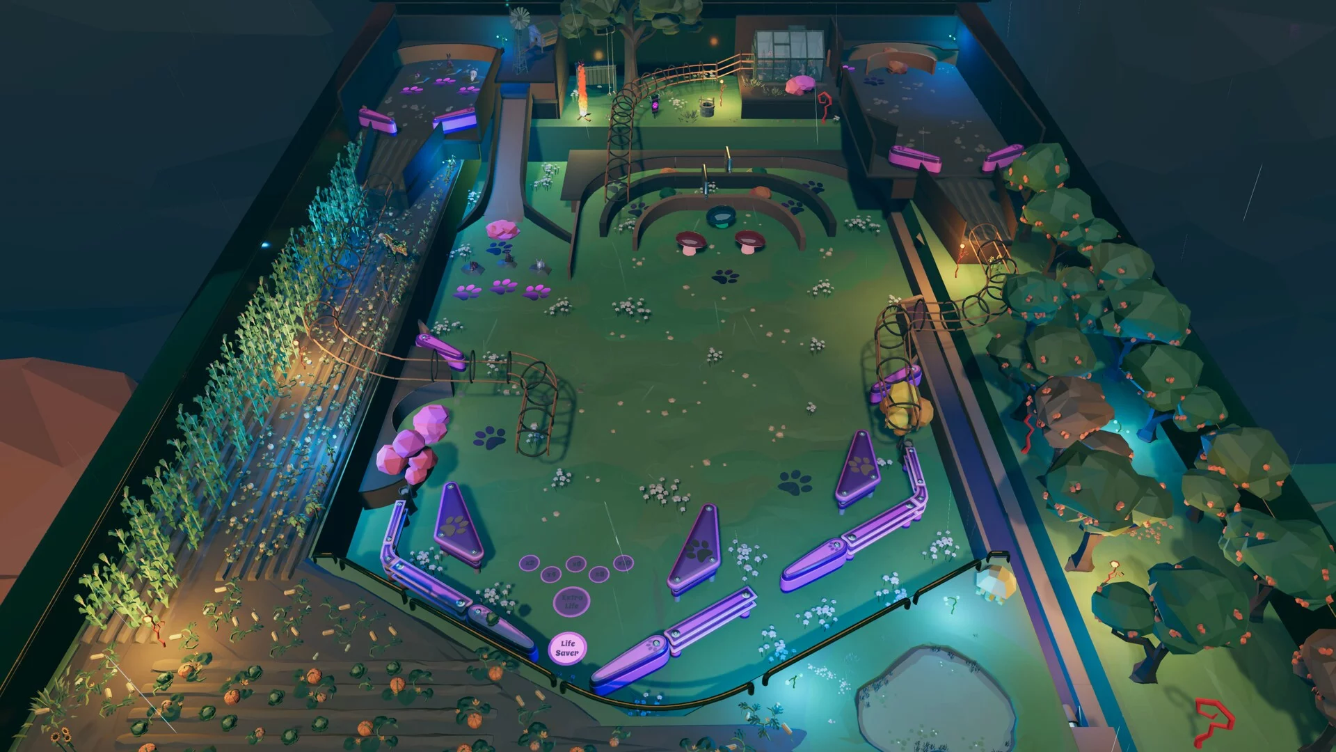 Изображение игры: Roxy Raccoon's Pinball Panic