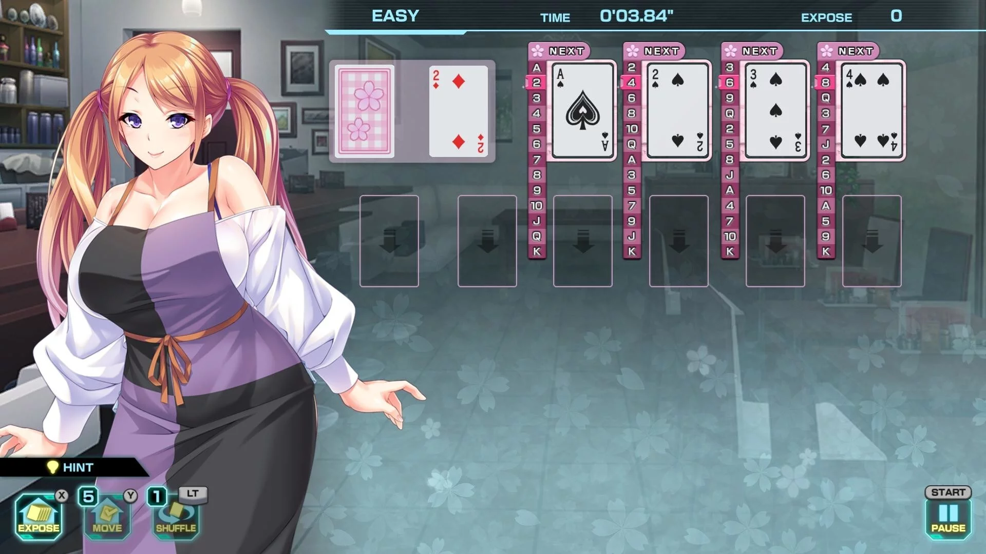 Изображение игры: Pretty Girls Four Kings Solitaire