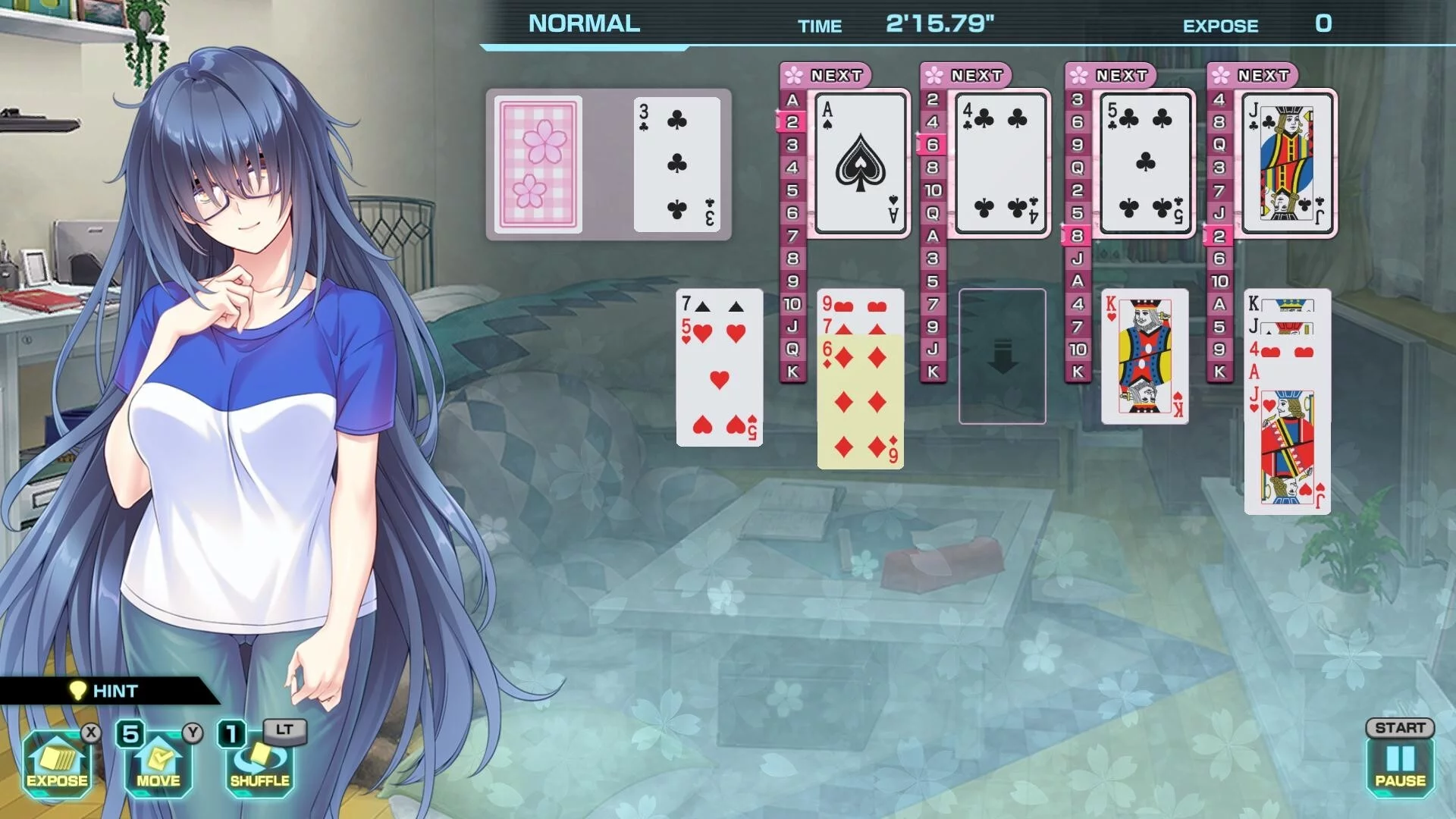 Изображение игры: Pretty Girls Four Kings Solitaire