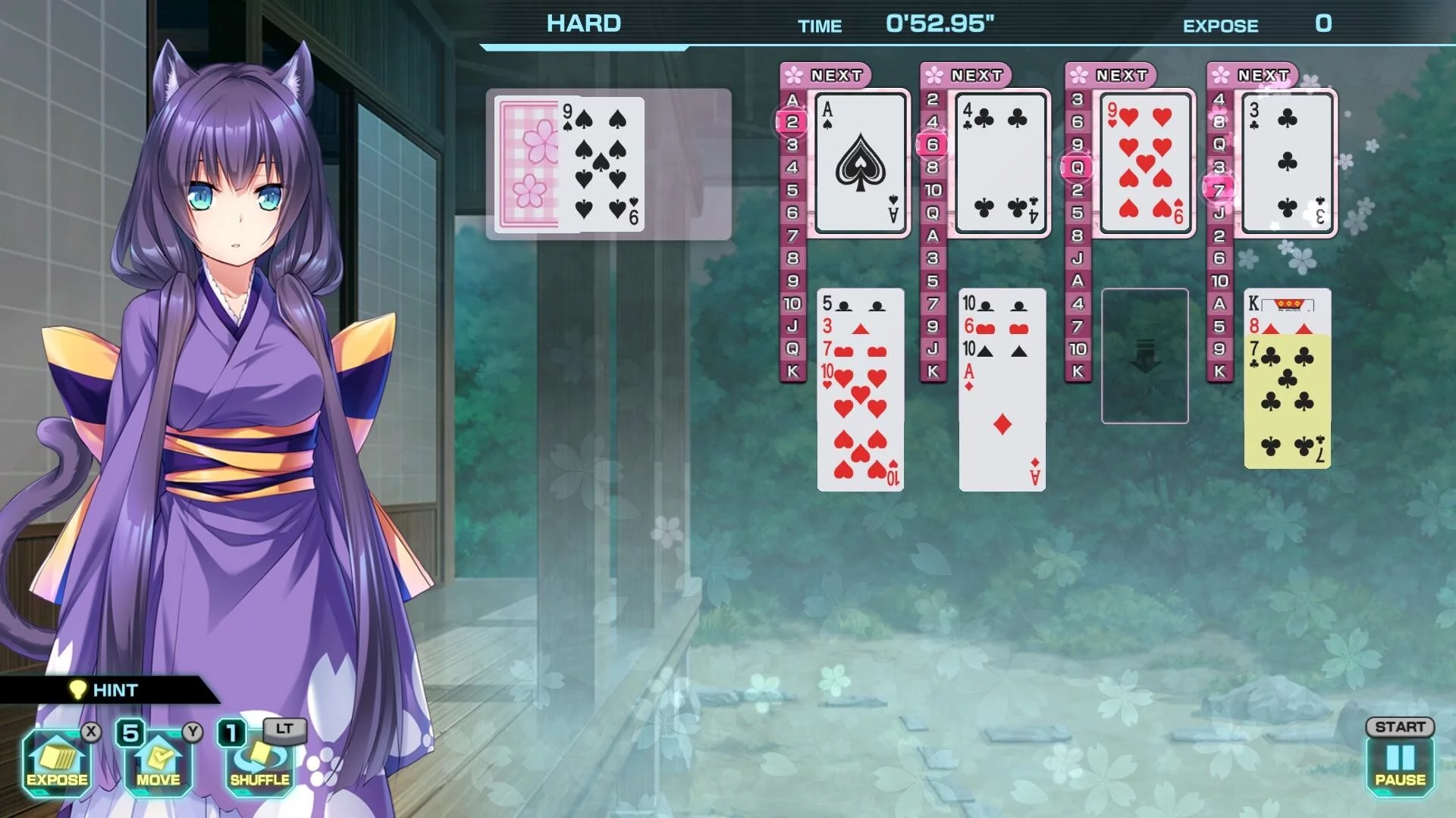 Изображение игры: Pretty Girls Four Kings Solitaire