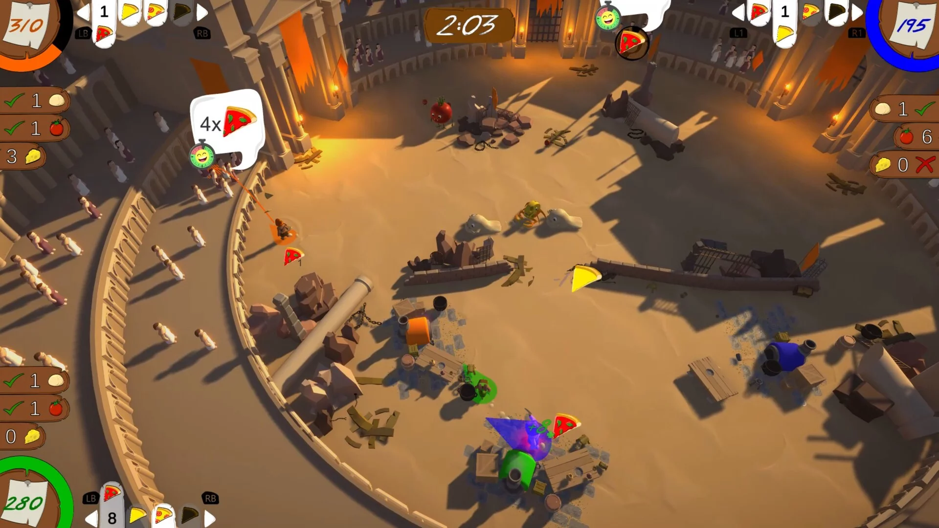 Изображение игры: Pizza Arena