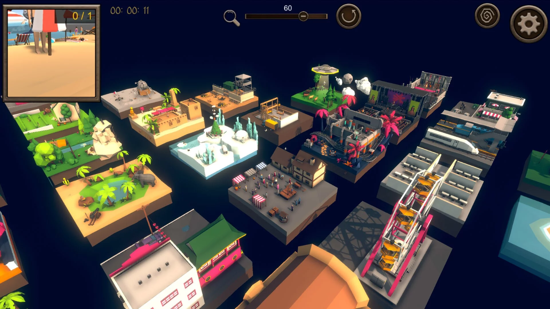 Изображение игры: Hidden World Top-Down 3D