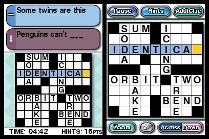 Изображение игры: Crosswords DS