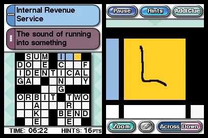 Изображение игры: Crosswords DS